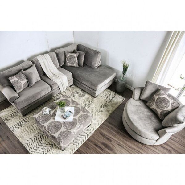 Bonaventura Sectional SM5143GY By Furniture of America 10