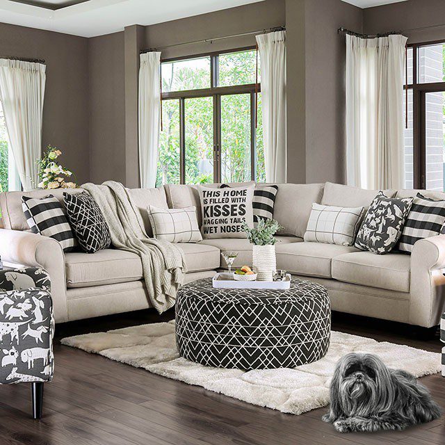 Patricia Sectional SM8171 By Furniture of America
