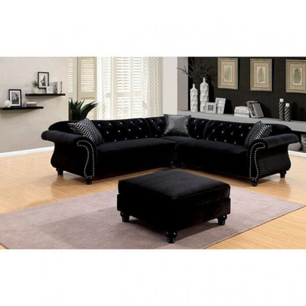 Jolanda Sectional CM6158BK By Furniture of America 10