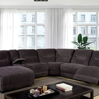 Zuben Sectional CM6853 By Furniture of America