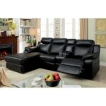 Hardy Sectional w/ Console CM6781BK By Furniture of America 14