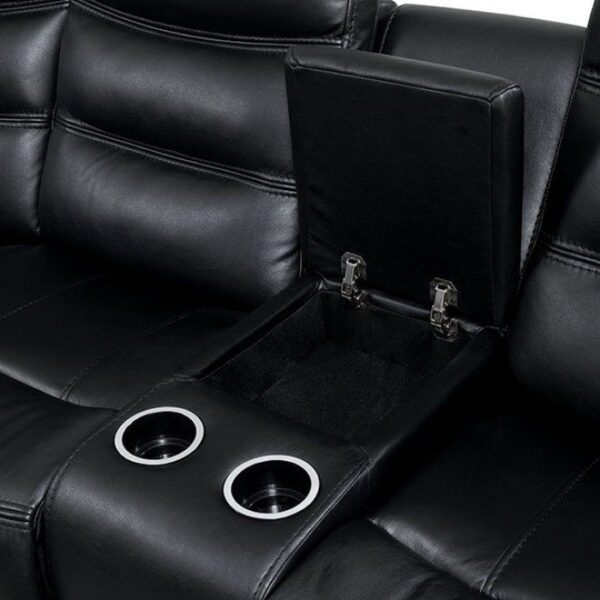 Cavan Sectional CM6650BK-SECT By Furniture of America 11