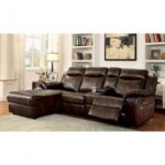 Hardy Sectional w/ Console CM6781BR By Furniture of America 14