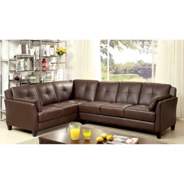 Peever Sectional CM6268BR-SET By Furniture of America 9