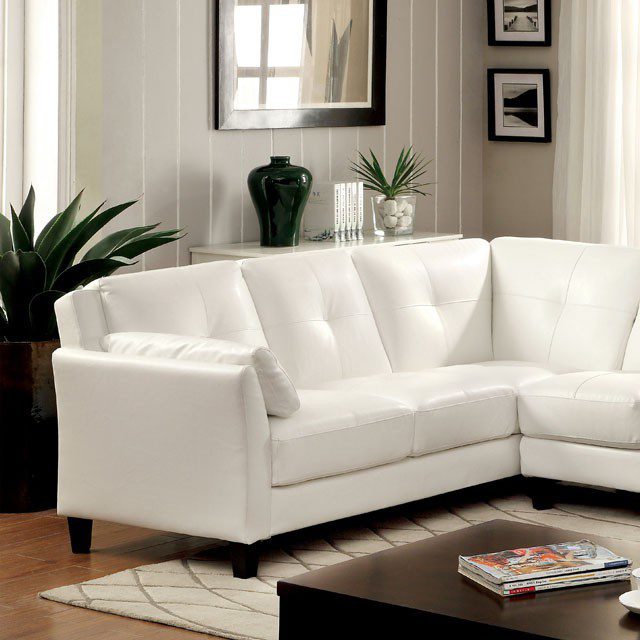 Peever Sectional CM6268WH-SET By Furniture of America