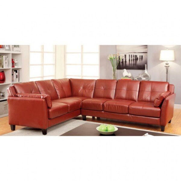 Peever Sectional CM6268RD-SET By Furniture of America 10