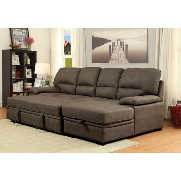 Alcester Sectional CM6908BR By Furniture of America 13