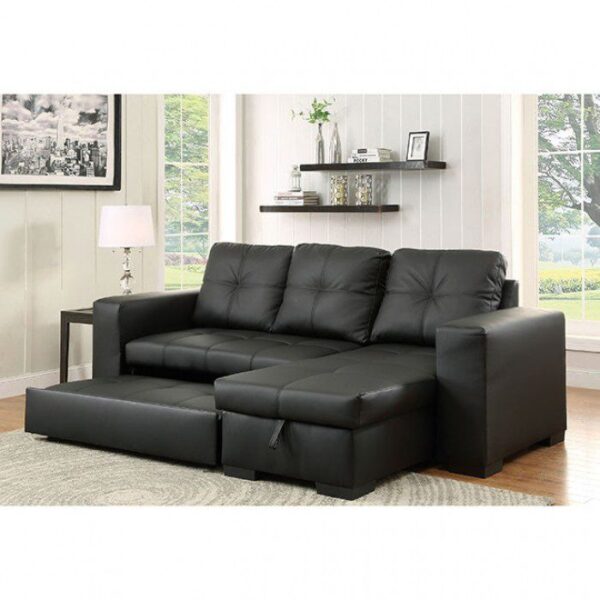 Denton Sectional CM6149BK-LTR By Furniture of America 12