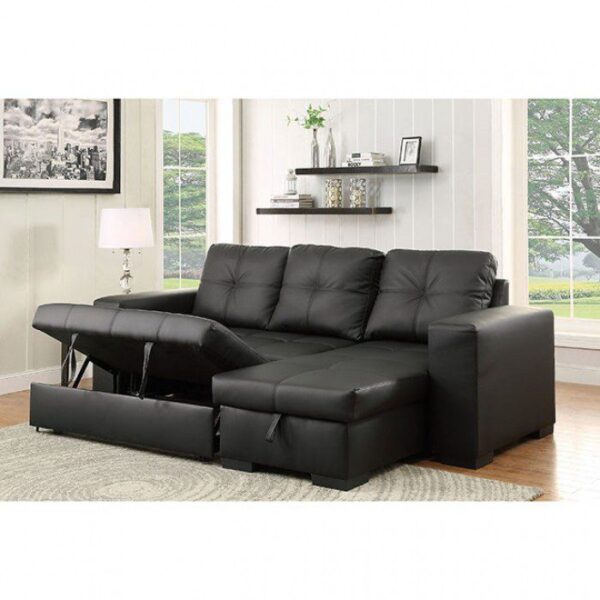Denton Sectional CM6149BK-LTR By Furniture of America 14