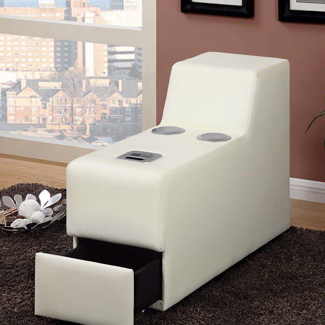 Floria Speaker Console CM6122WH-CS By Furniture of America