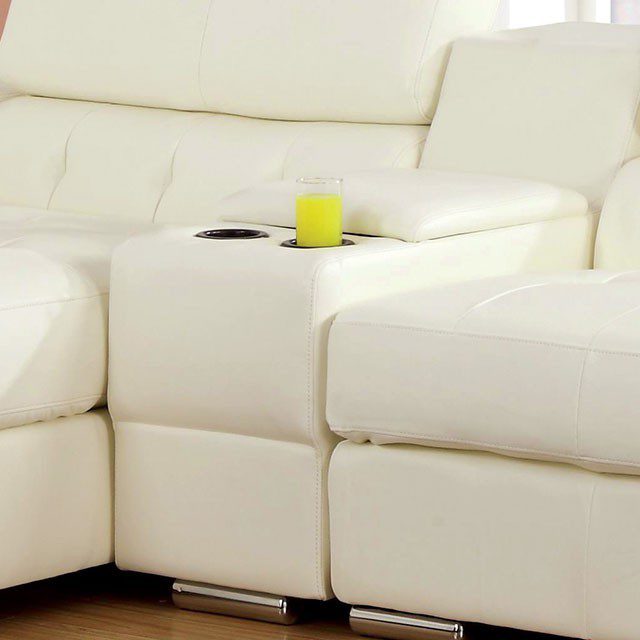 Floria Console CM6122WH-CT By Furniture of America