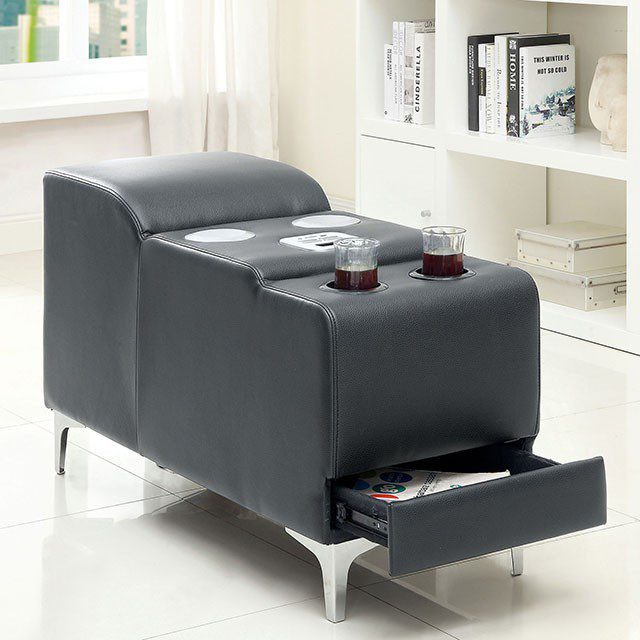 Bourdet Speaker Console CM6669GY-CS By Furniture of America