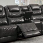 Mariah Armless Power Recliner CM6895GY-AC-R BY Furniture of America 11