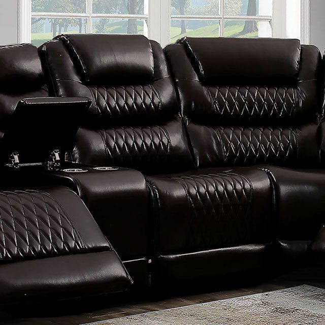 Mariah Power Recliner CM6895BR-AC-R BY Furniture of America