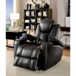 Dark Gray Zaurak Recliner CM6291-CH BY Furniture of America 23