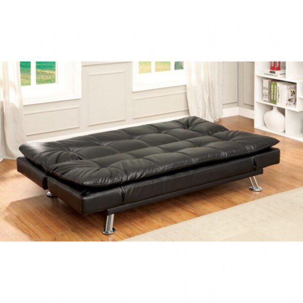 Hauser Futon Sofa CM2677BK BY Furniture of America 13