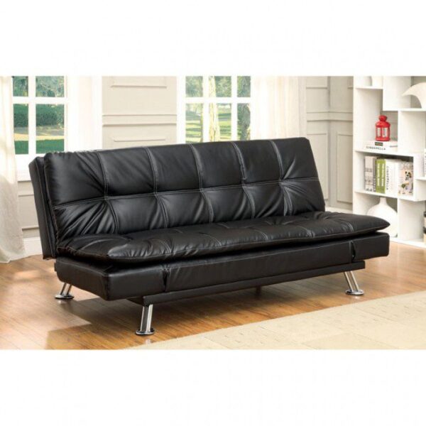 Hauser Futon Sofa CM2677BK BY Furniture of America 15