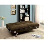 Gallagher Futon Sofa CM2675BR BY Furniture of America 15