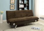 Gallagher Futon Sofa CM2675BR BY Furniture of America 17