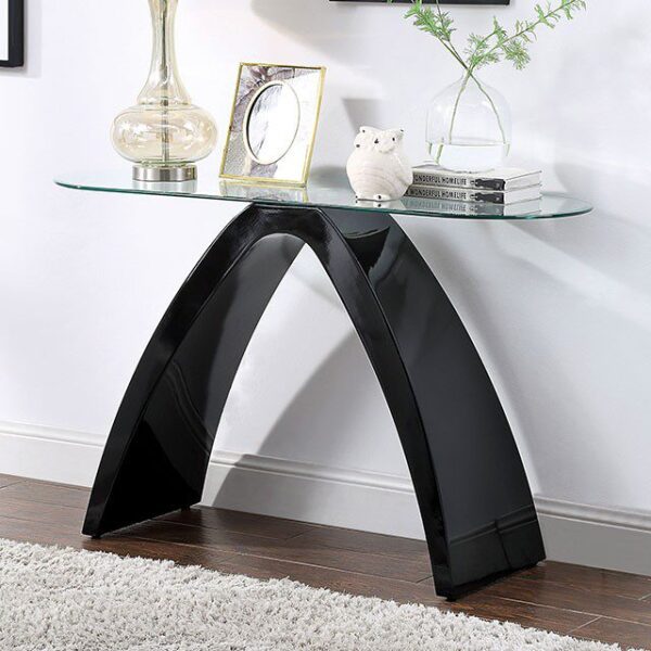 Nahara Sofa Table FOA4042BK-S By Furniture of America 6