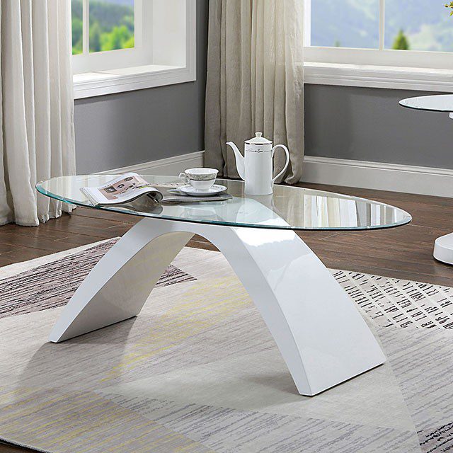 Nahara Coffee Table FOA4042WH-C By Furniture of America