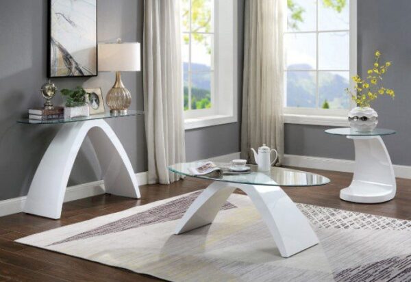 Nahara End Table FOA4042WH-E By Furniture of America 7