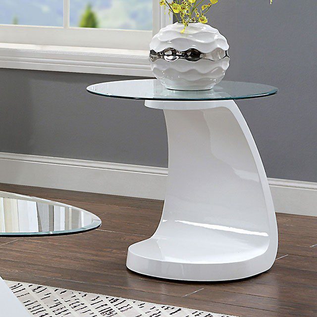 Nahara End Table FOA4042WH-E By Furniture of America