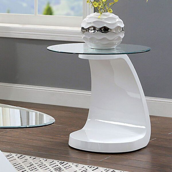 Nahara End Table FOA4042WH-E By Furniture of America 8
