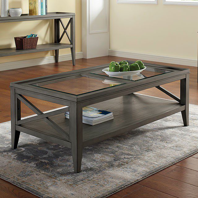 Izar Coffee Table CM4355GY-C By Furniture of America