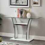 Staten Sofa Table CM4372WH-S By Furniture of America 9