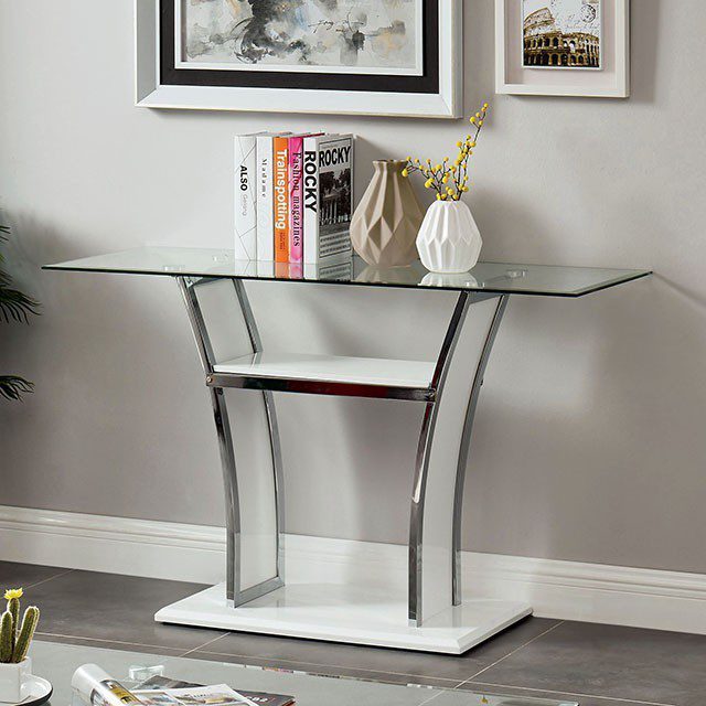 Staten Sofa Table CM4372WH-S By Furniture of America