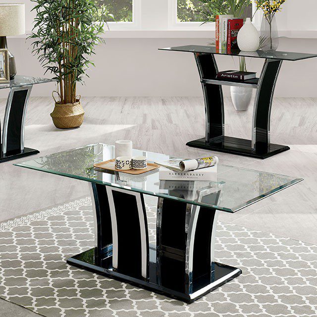 Staten Coffee Table CM4372BK-C By Furniture of America