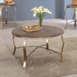 Contemporary Champagne Wicklow 3PCs Table Set CM4364-3PK By Furniture of America 9