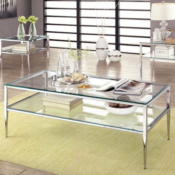 Tanika Coffee Table CM4162CRM-C By Furniture of America 7