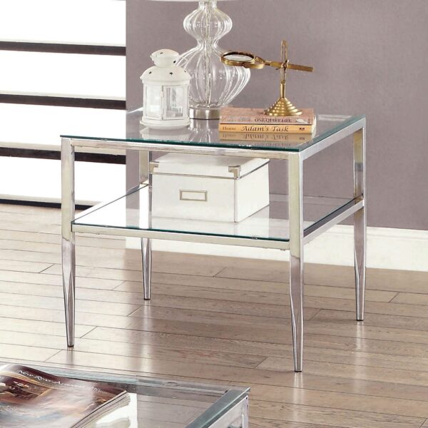 Tanika End Table CM4162CRM-E By Furniture of America - Image 3