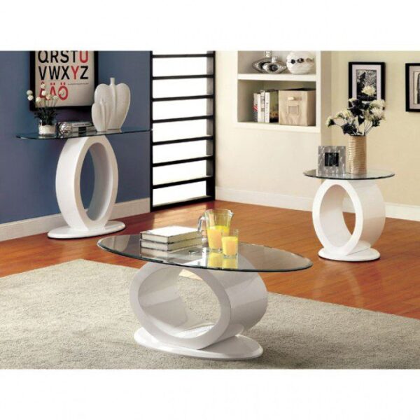 Lodia Sofa Table CM4825WH-S By Furniture of America 7