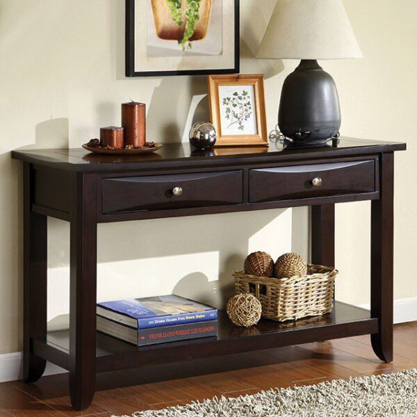 Baldwin Sofa Table CM4265DK-S By Furniture of America 8