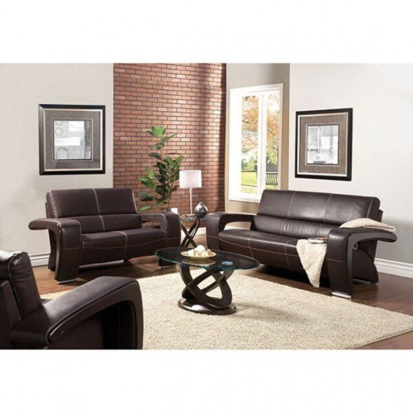 Atwood Oval Coffee Table CM4401C By Furniture of America 8
