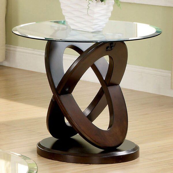 Atwood Round End Table CM4401E By Furniture of America 6