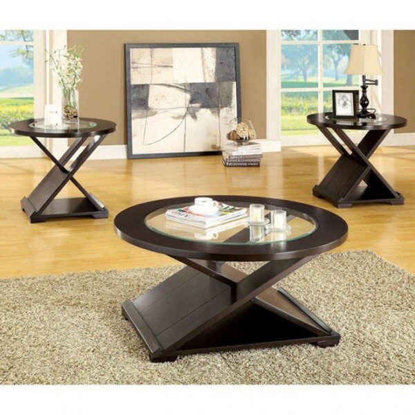 Orbe 3 Pc. Table Set CM4006-3PK By Furniture of America 8