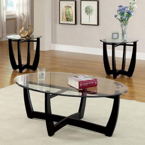 Dafni 3 Pc. Table Set CM4848-3PK By Furniture of America 8