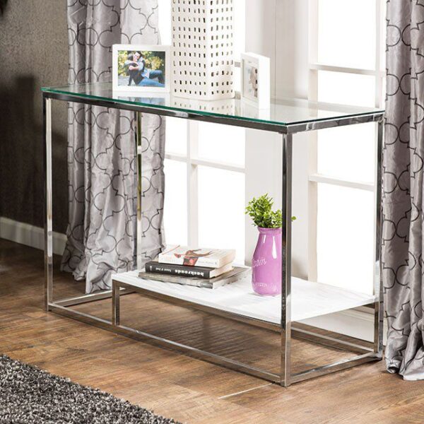 Vendi Sofa Table CM4231WH-S By Furniture of America 4