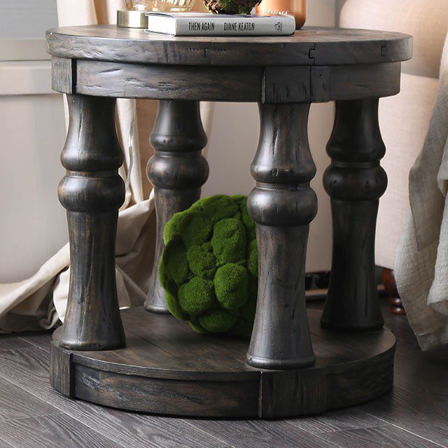 Mika End Table CM4424GY-E By Furniture of America