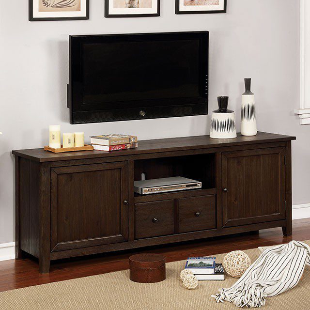Presho 72″ TV Stand CM5902DA-TV-72 By Furniture of America