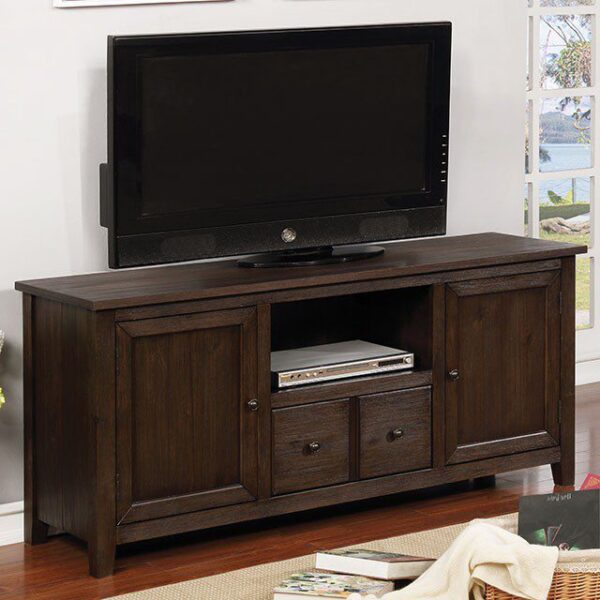 Presho 60″ TV Stand CM5902DA-TV-60 By Furniture of America 8