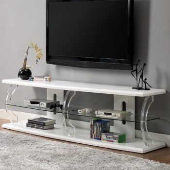 Ernst 60″ Tv Stand CM5901WH-TV-60 By Furniture of America
