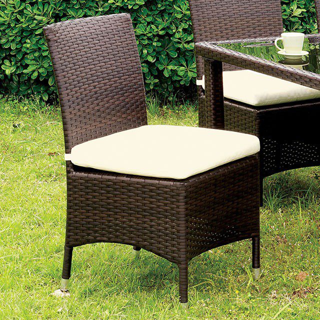 Comidore Side Chair (2/Box) CM-OT1824WH-SC-2PK By Furniture of America