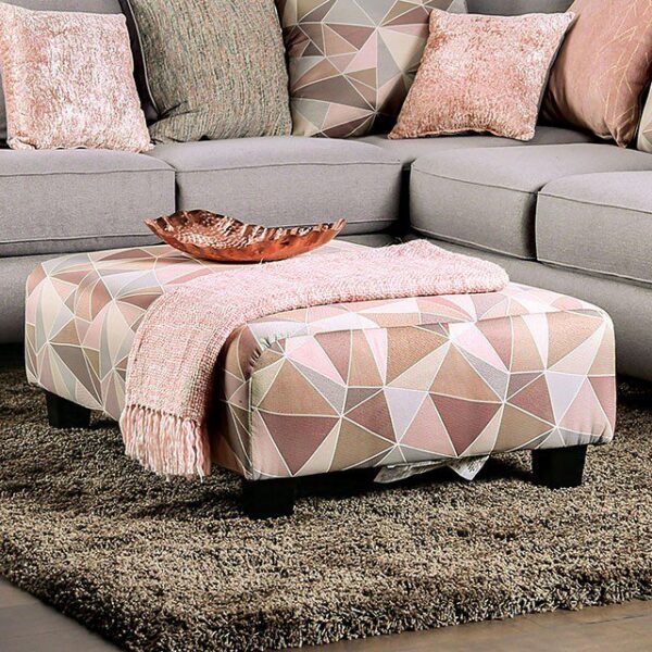 Harriden Ottoman SM5167-OT By Furniture of America 5
