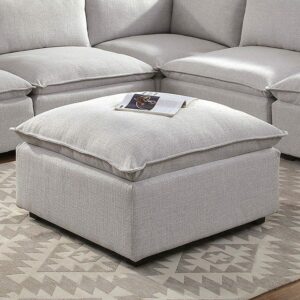 Light Gray Arlene Ottoman CM6547-OT By Furniture of America