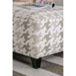 Light Gray ,Pattern Christine Ottoman SM8280-OT By Furniture of America 11